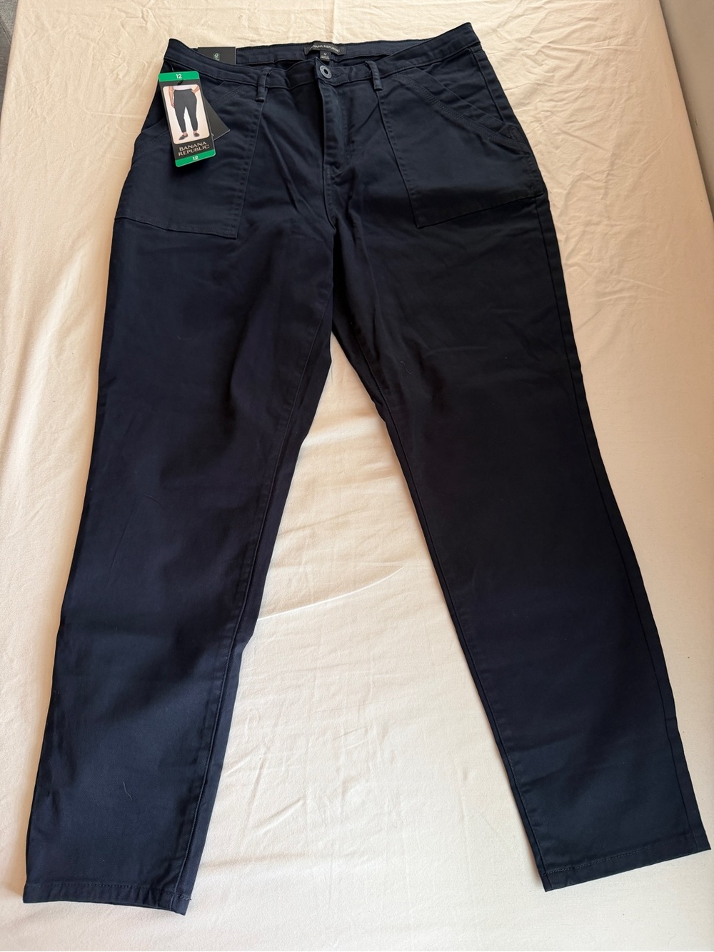 Banana Republic Women's Navy Skinny Utility Pants